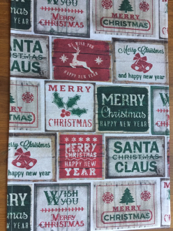 Tischlufer Weihnachten Santa Claus