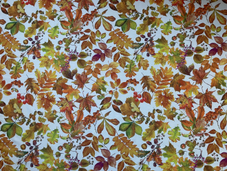 Panama Herbstlaub, Oktober, pflegeleicht, Breite 160 cm
