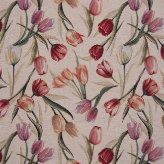 Gobelin Tulpen Natur, Breite 140 cm,