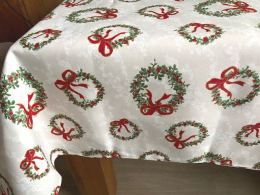 Panama-Satin Weihnachtskrnze, 280 cm Breite