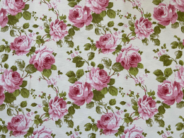 Rosenstoff Prinzess-Rose, Breite 280 cm, Pflegeleicht