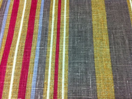 Toile de Jouy Barock Stripe, reines Leinen, 140 cm Breite