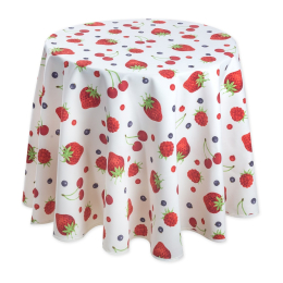 Panama Erdbeeren, rund ca. 160 cm abwischbar